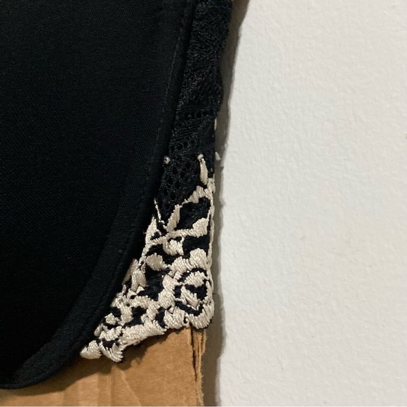 WACOAL Embrace Lace Floral Black White Strapless Womens Bra 34D - Picture 5 of 15
